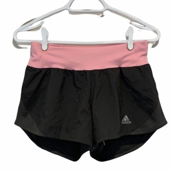 Adidas Pink and Gray shorts size xsmall - Picture 1 of 9